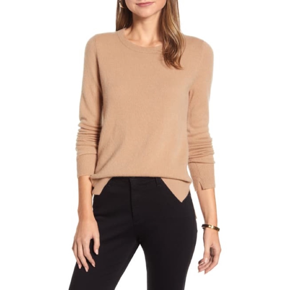 Halogen Cashmere Crewneck Sweater NWOT